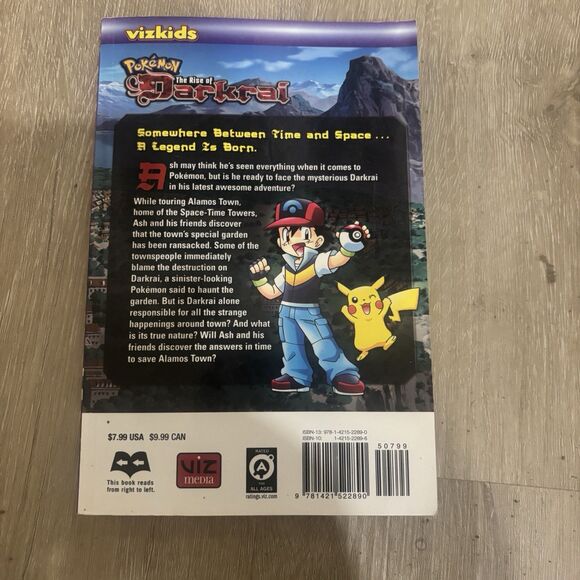 Pokémon The Rise of Darkrai Manga VIZ Kids Ash Dialga Palkia Darkrai Movie 10 - Picture 7 of 11